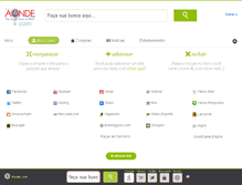 Tablet Screenshot of busca.aonde.com