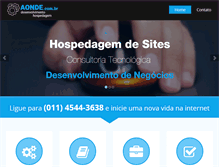 Tablet Screenshot of aonde.com.br